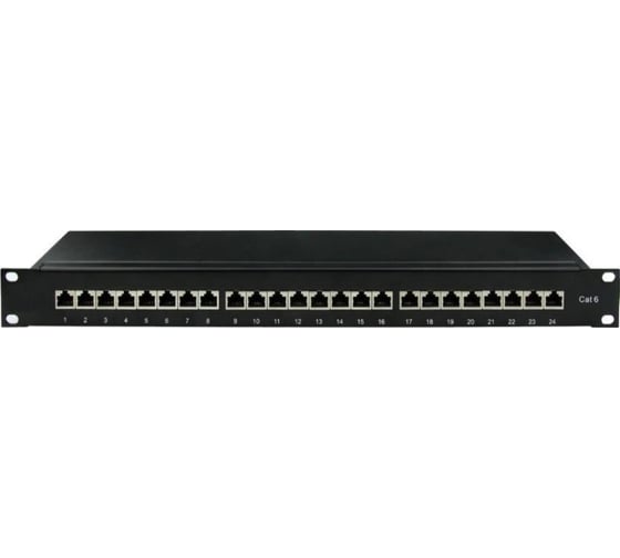 Изображение товара Патч-панель DKC 19",1u, cat6, 24 порта rj45, экранированная RN6PPF241