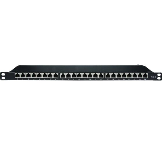 Изображение товара Патч-панель DKC 19", 0.5 u,cat6, 24 порта rj45, экранированная RN6PPF2405