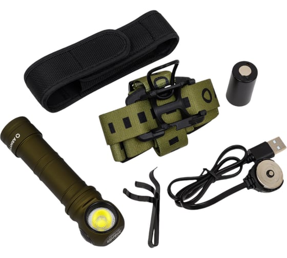 Изображение товара Фонарь Armytek Wizard C2 Pro Max Magnet USB Olive белый F06701CO