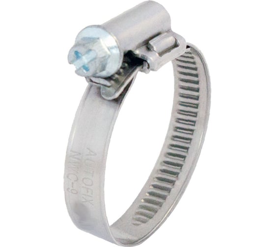 Изображение товара Червячные хомуты AutoFix 110-130/9мм W2 улучшенный замок 25 шт. NWC-9 110-130