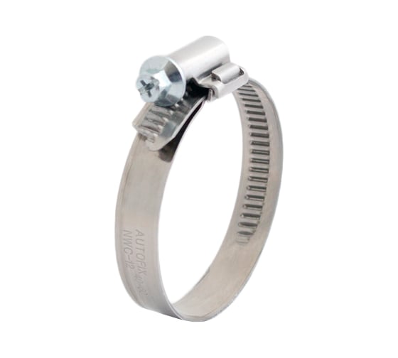 Изображение товара Червячные хомуты AutoFix 20-32/12мм W2 улучшенный замок 50шт. NWC-12 20-32