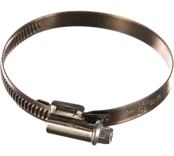 Изображение товара Червячные хомуты AutoFix 50-70/9мм W2 улучшенный замок 50 шт. NWC-9 50-70