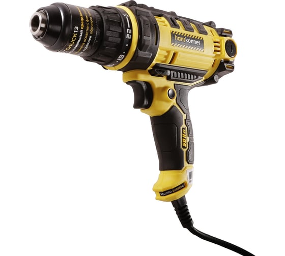 Изображение товара Сетевая дрель-шуруповерт Hanskonner HID2145P