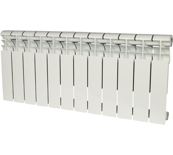 Изображение товара Биметаллический радиатор ROMMER Profi BM 350 BI350-80-80-130 12 секций RAL9016 86633