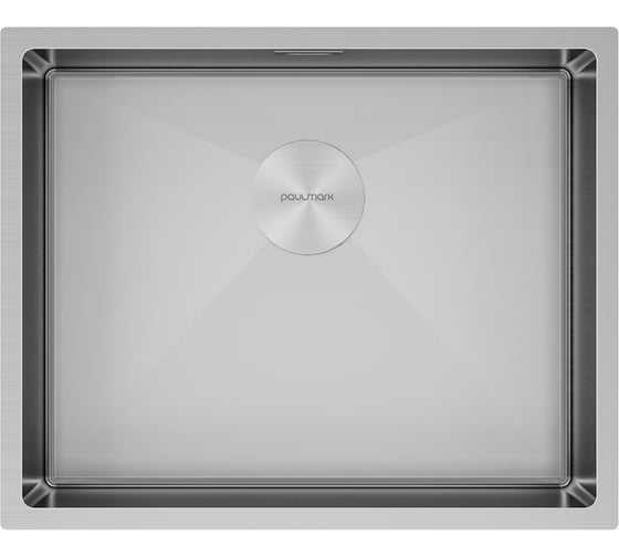 Изображение товара Кухонная мойка Paulmark NEXT 54 UNI, брашированная нержавеющая сталь, 540х440мм, PM215444-BS