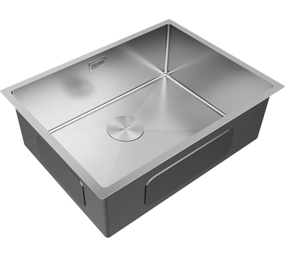 Изображение товара Кухонная мойка Paulmark NEXT 58 UNI, брашированная нержавеющая сталь, 580х440мм, PM215844-BS