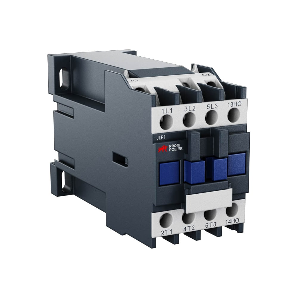 Изображение товара Контактор Prompower ac jlp1-d12-01-bd (dc24), 12a, 3 полюса, доп контакт 1нз, напряжение катушки 24vdc JLP1D1201BDDC24