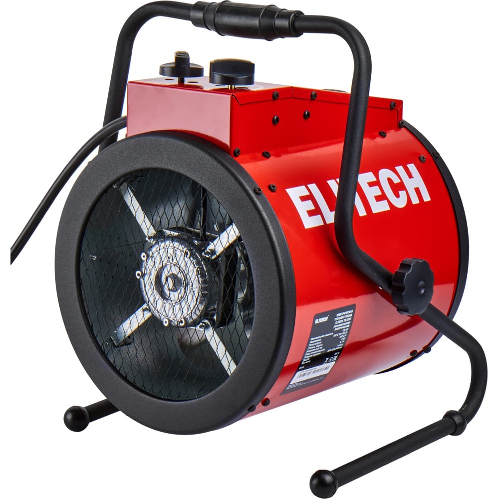 Изображение товара Электрическая тепловая пушка Elitech ТВ 5ЕКТ 190733 4.5 кВт для помещений до 45 м²