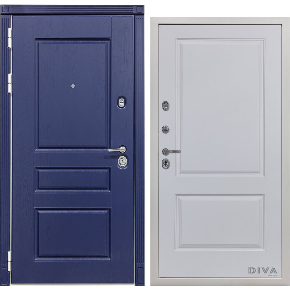 Входная левая дверь DIVA жен сорочка ночная арт 23 0385 белый р 58