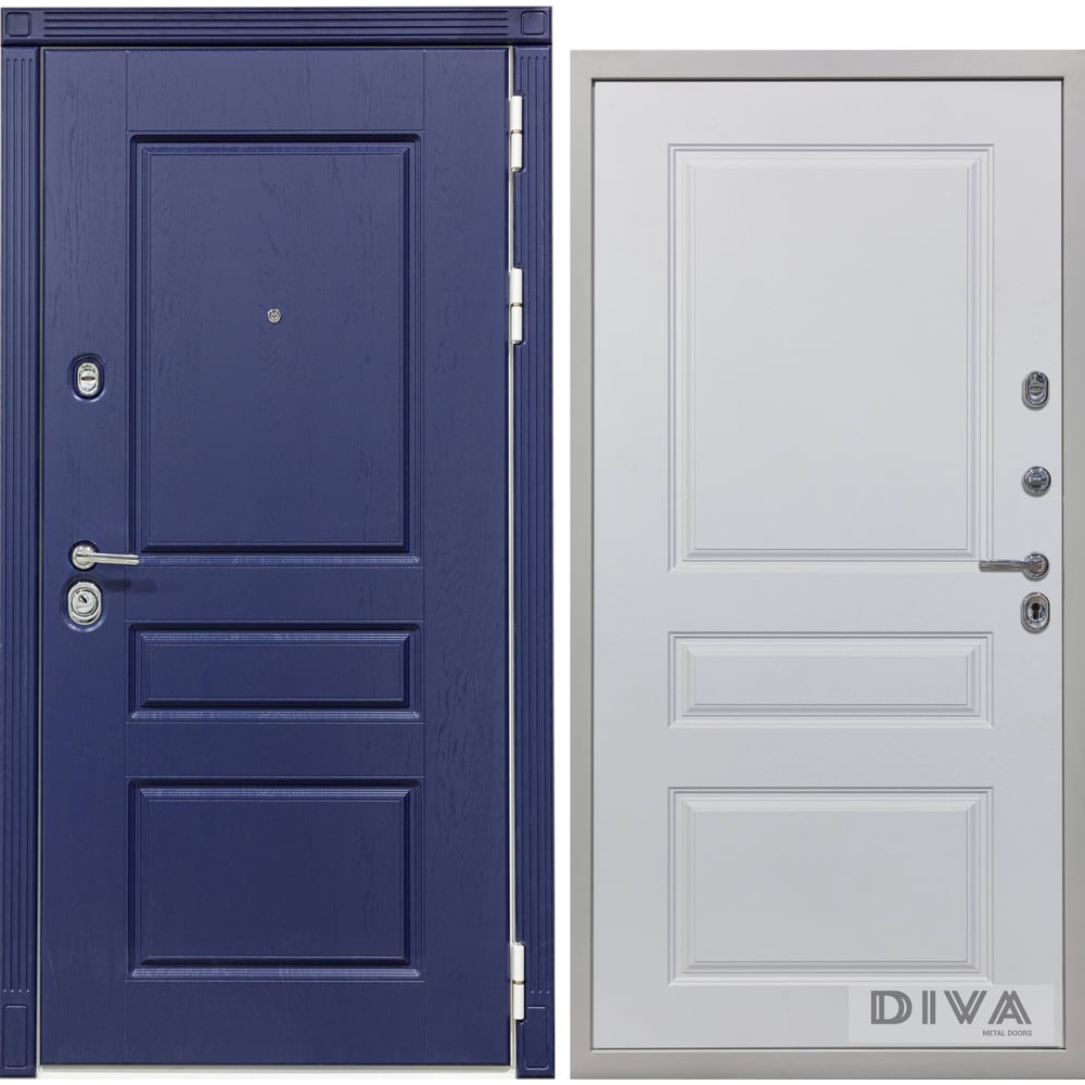 Входная правая дверь DIVA жен сорочка ночная арт 23 0385 белый р 58
