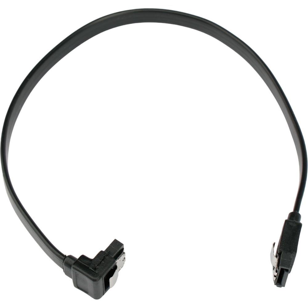 Изображение товара Интерфейсный кабель Cablexpert SATA 30 см угловой черный