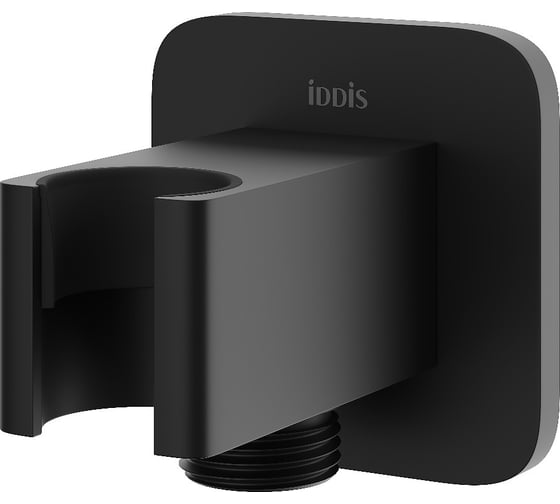 Изображение товара Выход для душа с держателем IDDIS Slide латунь, черный матовый SLI60BBi62