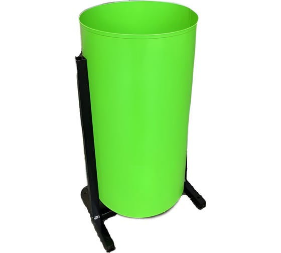 Изображение товара Металлическая урна KlestO круглая, ярко-зеленая 1292572