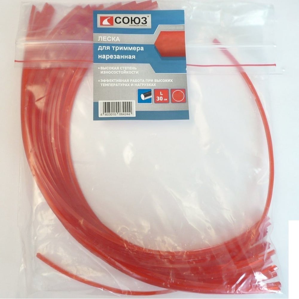 Изображение товара Леска для триммера СОЮЗ ТЛ3535-2.0-0-30 длина 0.3 м диаметр 2 мм