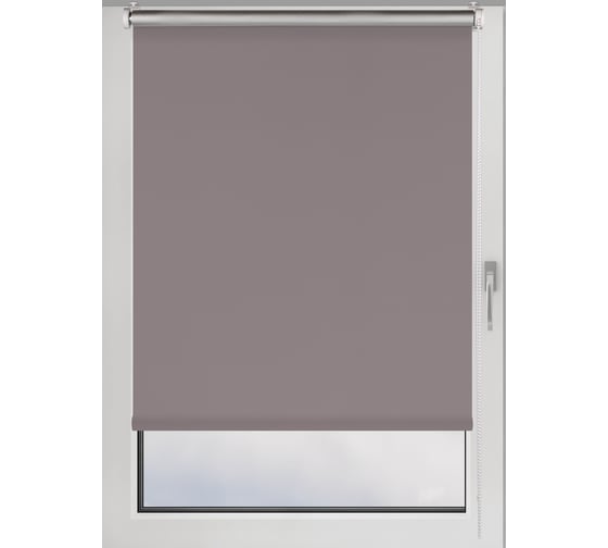 Изображение товара Рулонная штора PRAKTO BLACKOUT SILVER 110x250 см, серый МАХ 7202718