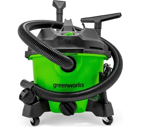 Изображение товара Строительный пылесос Greenworks 220В 4701207