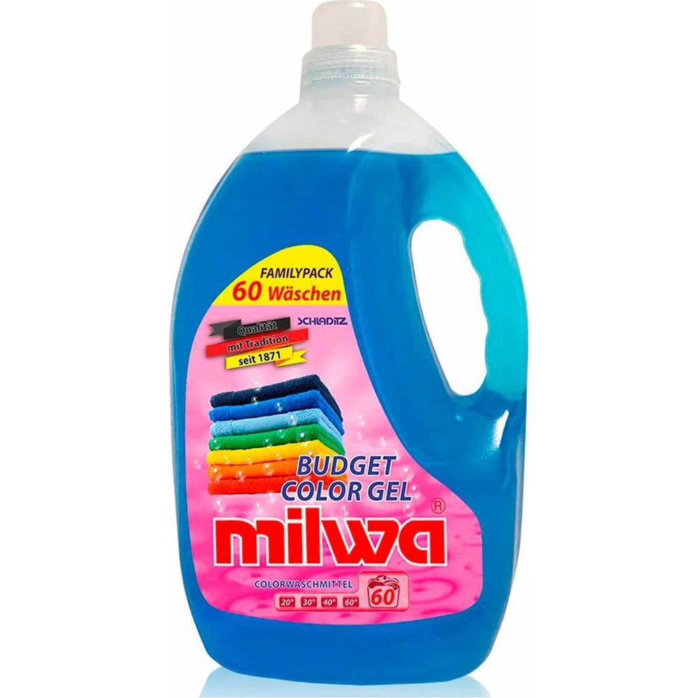 Изображение товара Гель для стирки цветного белья Milwa Budget Color Gel 3 л 1282