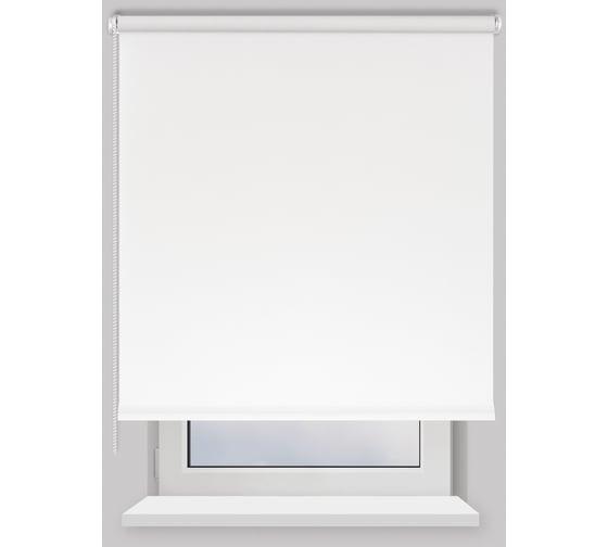 Изображение товара Рулонная штора PRAKTO GLASGOW 120x160 см, белый 9403219416