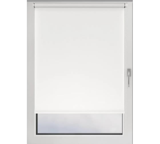 Изображение товара Рулонная штора PRAKTO GLASGOW 80x160 см, белый 9403219217