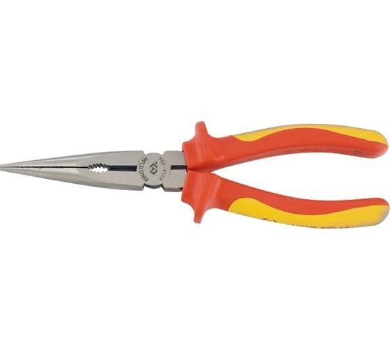 Изображение товара Тонконосые диэлектрические пассатижи, 210 мм KING TONY 6318-08A