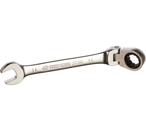 Изображение товара Трещоточный комбинированный ключ с шарниром, 11 мм KING TONY 373011M