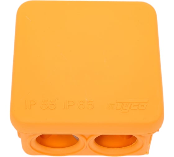 Изображение товара Распределительная коробка Рувинил Тусо для открытой проводки 70x70x40 мм не распространяющая горения HF 67030НГ