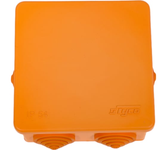 Изображение товара Распределительная коробка Рувинил Тусо для открытой проводки 85x85x40 мм не распространяющая горение HF 67040НГ