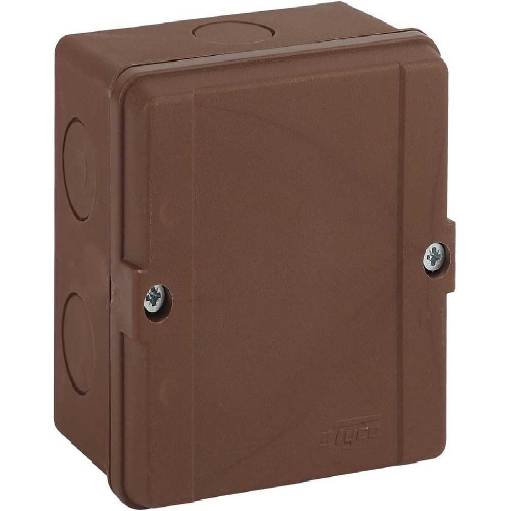 Изображение товара Распределительная коробка Рувинил Тусо для открытой проводки 98x98x60 мм не распростроняющая горения HF 67048НГ