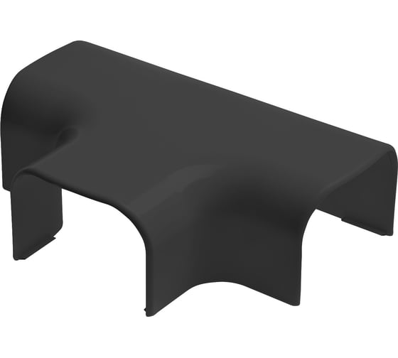 Изображение товара Тройник Рувинил накладной 90 градусов для РКК 74x55 черный уп 2 шт ТРН-74х55-Ч