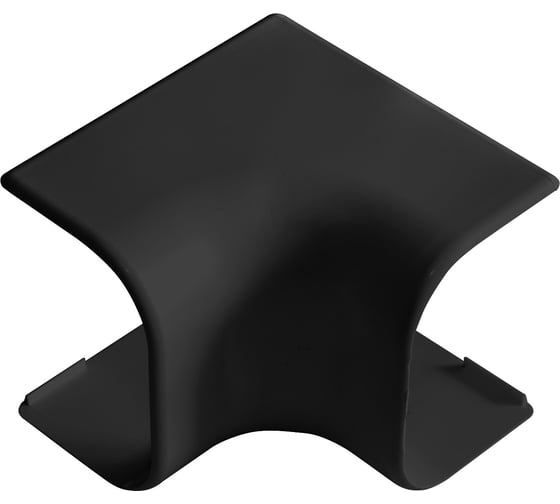 Изображение товара Внутренний угол Рувинил для РКК 74x55 черный уп 4 шт УВН-74х55-Ч