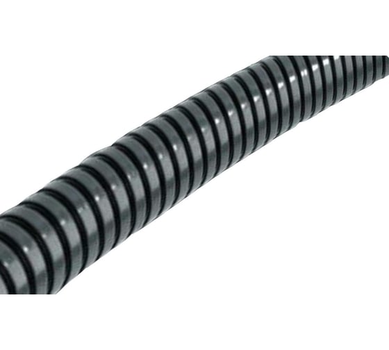 Изображение товара Гофрированная изоляционная трубка ДАЛИ-авто 6.8 мм, 5 м, чёрная, разрезная, класс Е DA-02148