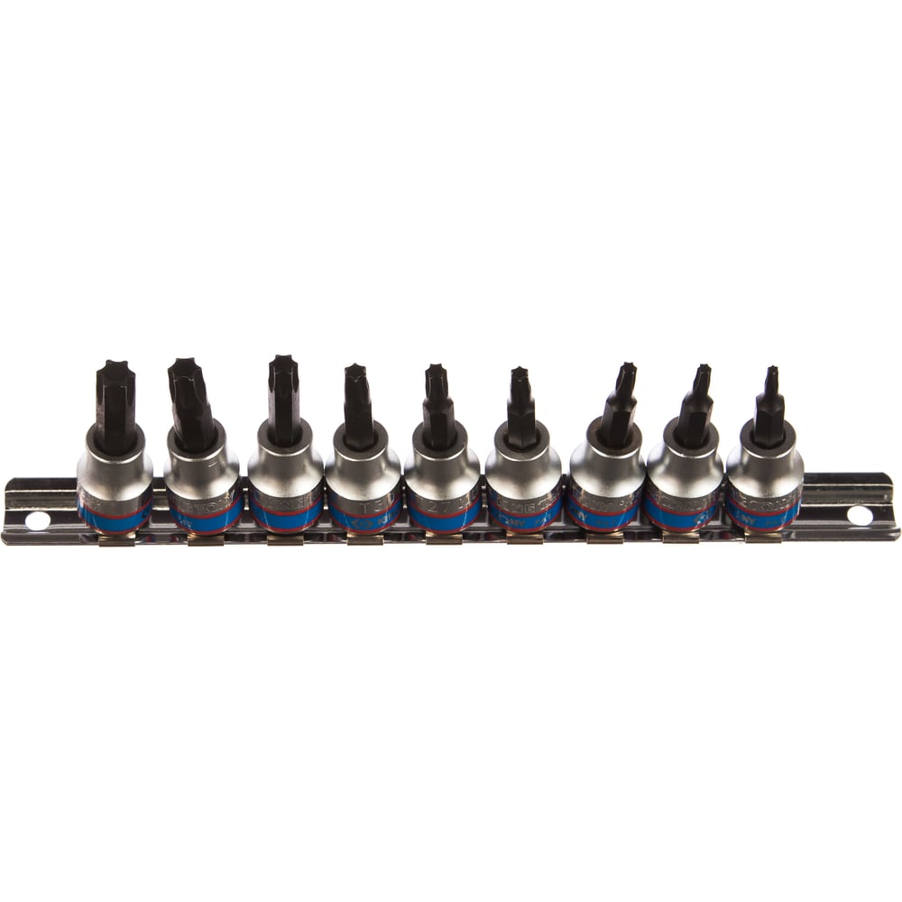 Изображение товара Набор торцевых насадок TORX KING TONY 9 предметов T10-T50 3/8 дюйма