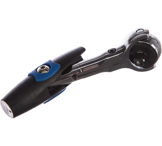 Изображение товара Трещотка 1/4", 114 мм, 72 зубца, дисковый механизм, поворотная голова с кнопкой KING TONY 2752-45G