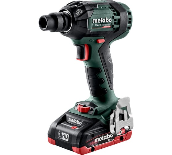 Изображение товара Аккумуляторный ударный гайковерт Metabo SSW 18 LTX 300 BL 602395800
