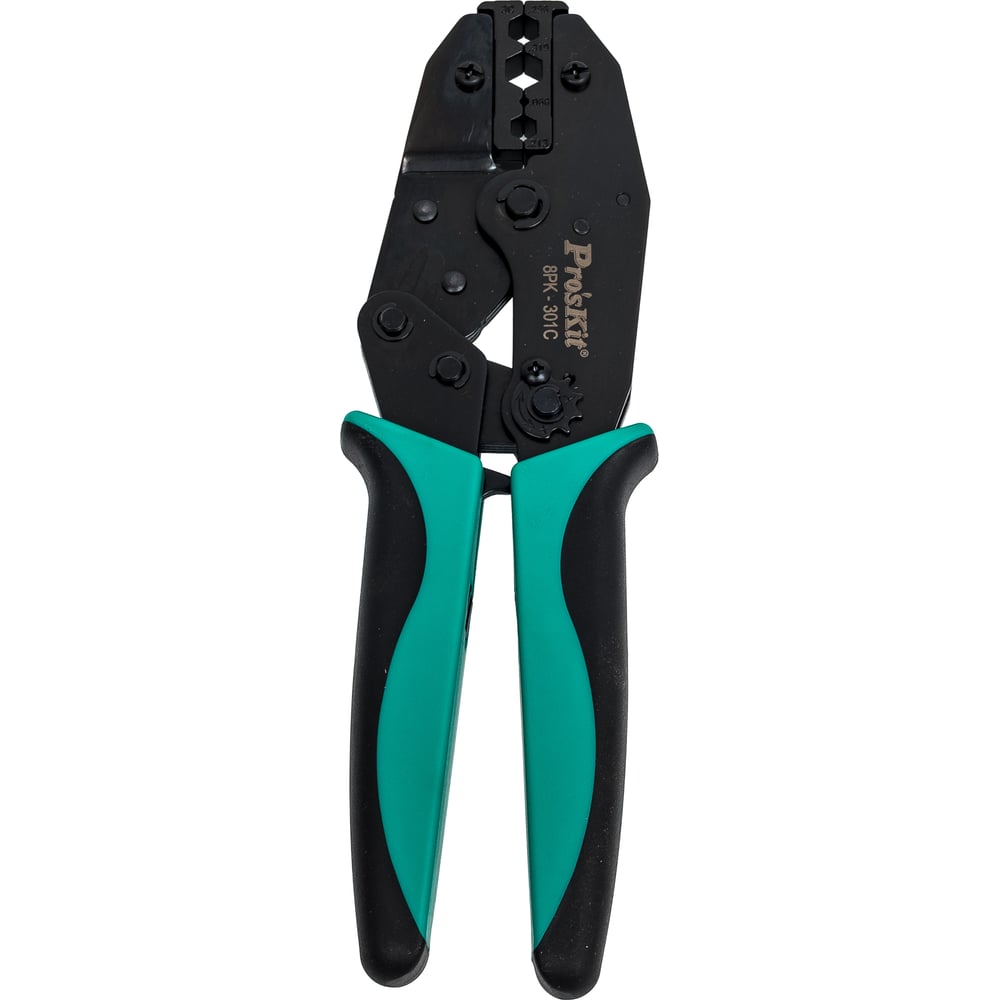 Изображение товара Клещи для обжима Pro'SKit 8PK-301C для кабелей и разъемов 220 мм