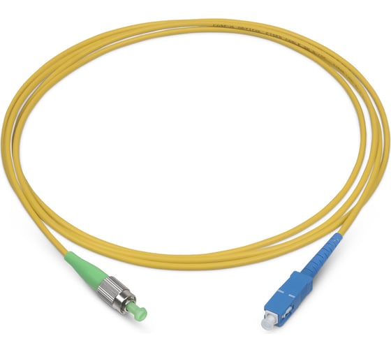 Изображение товара Оптический шнур Cabeus duplex sc/apc-fc/upc 9/125 sm 5м lszh FOP(d)-9-SC/APC-FC/UPC-5m