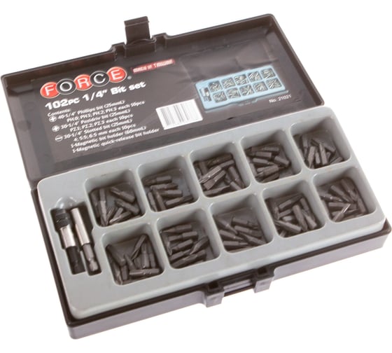 Изображение товара Набор бит 102 шт. FORCE 21021