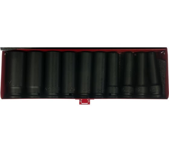 Изображение товара Набор длинных ударных головок 1/2", 10 шт. FORCE 4107