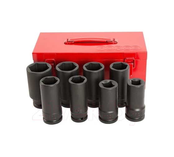 Изображение товара Набор головок дюймовых длинных ударных 3/4", 8 шт. FORCE 6082DS