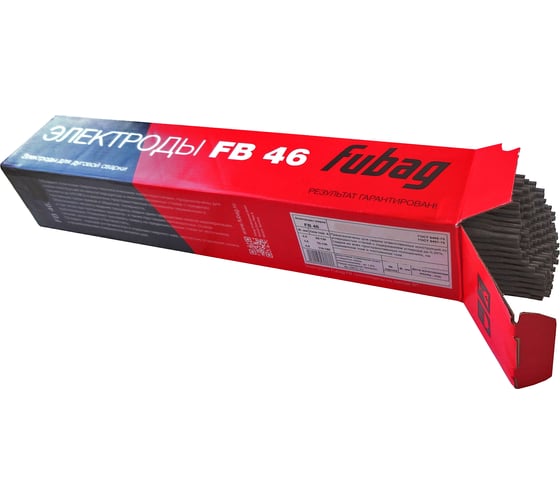 Изображение товара Электрод сварочный с рутилово-целлюлозным покрытием FB 46 (5 кг; 4 мм) FUBAG 38869