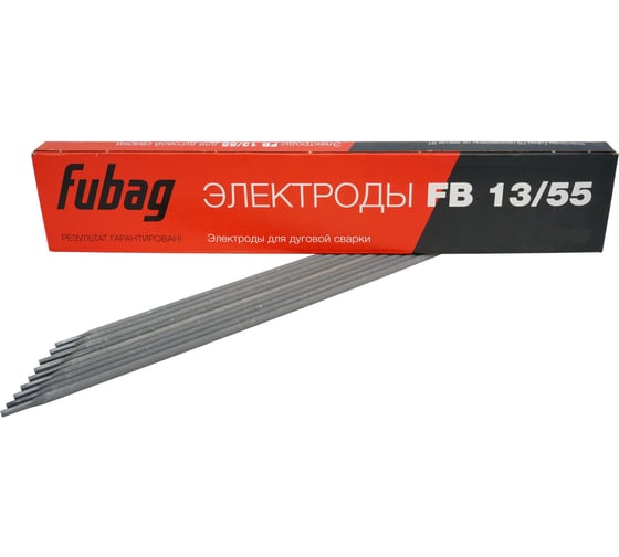 Изображение товара Электрод сварочный с основным покрытием FB 13/55 (0.9 кг; 3 мм) FUBAG 38881
