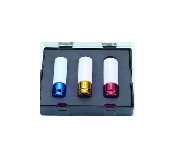 Изображение товара Набор колесных головок 1/2" с покрытием FORCE K4032