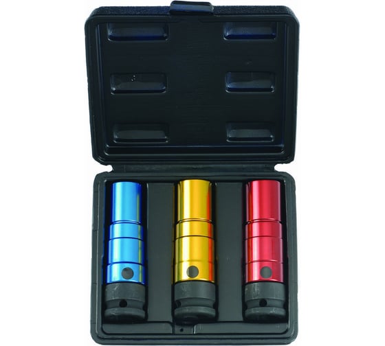 Изображение товара Набор тонкостенных колёсных головок 3 шт. FORCE 4035