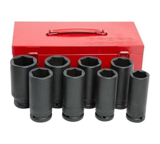 Изображение товара Набор ударных головок удлиннненых 3/4", 8 шт. FORCE 6081D