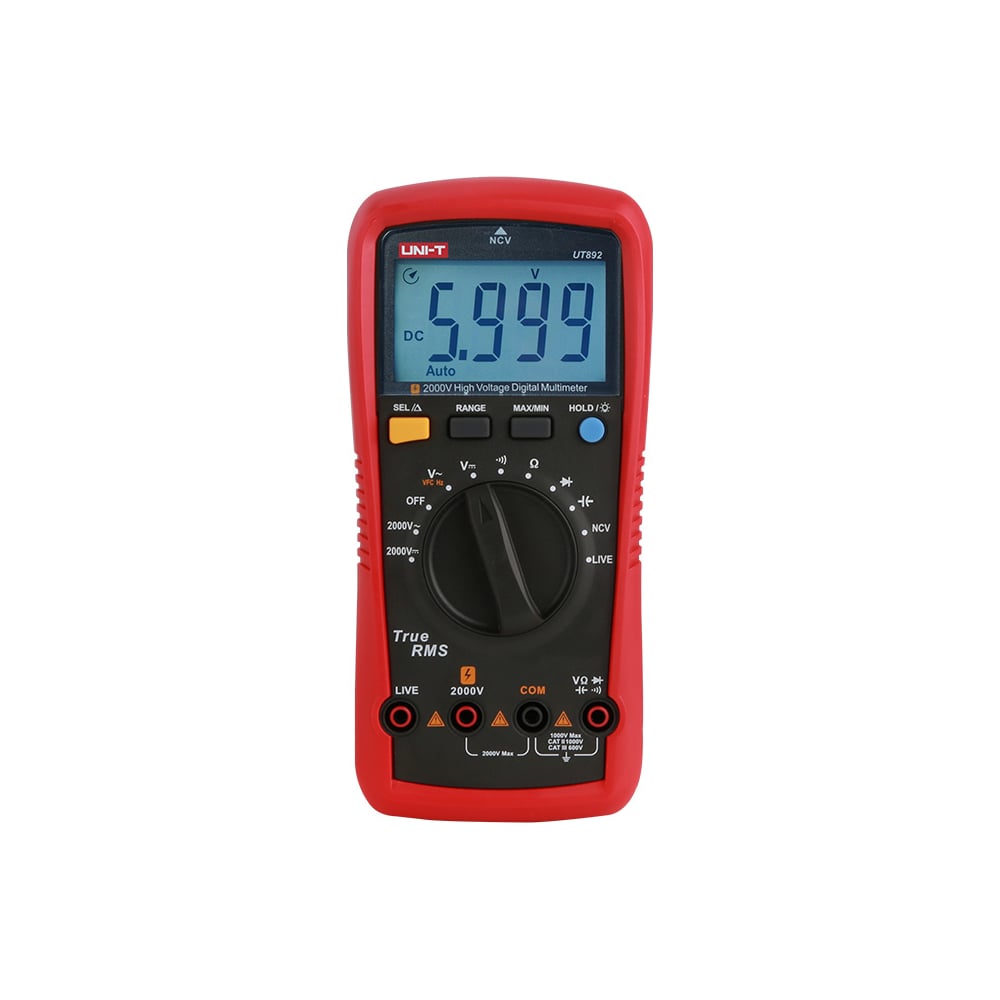 Изображение товара Высоковольтный мультиметр UNI-T ut892 профессиональный цифровой, до 2000 В