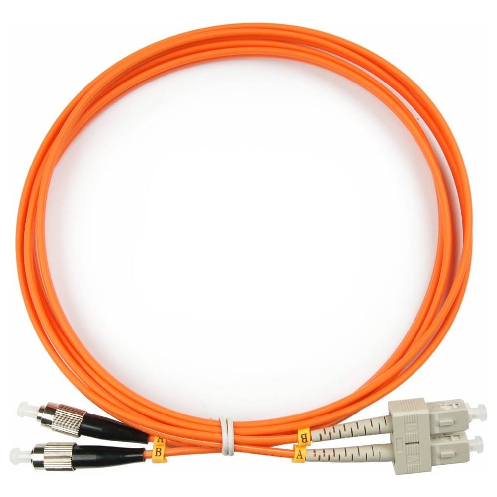 Изображение товара Оптический патч-корд duplex sc-fc 62,5/125 mm 2м lszh Cabeus