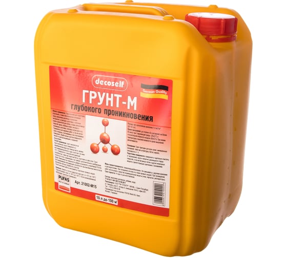 Изображение товара Грунтовка глубокого проникновения Pufas DЕCOSELF Грунт-М морозостойкая тов-103168