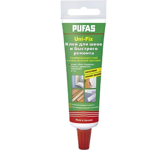 Изображение товара Клей для швов и быстрого ремонта PUFAS 60 г 0741-24001-92