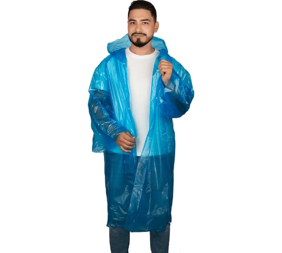 Изображение товара Плащ-дождевик SAMGRUPP полиэтиленовый, на кнопках, 59 гр SAMC-056000001