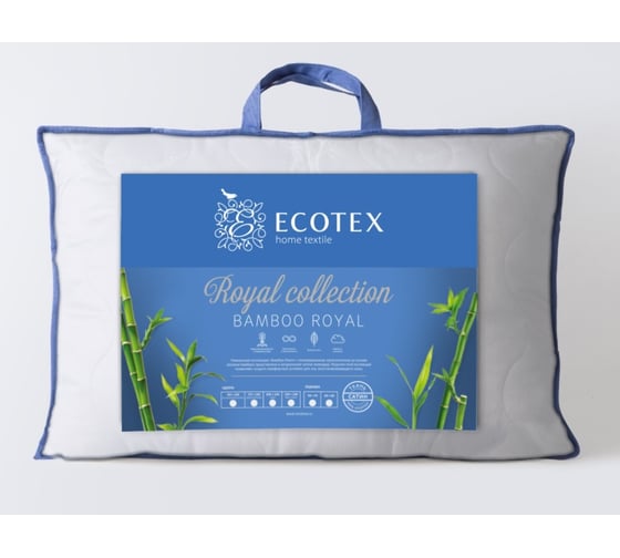 Изображение товара Подушка Ecotex Бамбук-Роял (бамбуковое волокно, бамбук) ПБ57 4607132571277